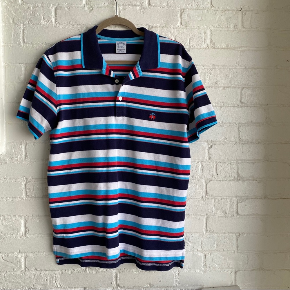 Brooks Brothers Men’s Stripe Polo Shirt